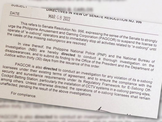 Palace gives PNP, NBI 30 days to probe missing ‘sabungeros’