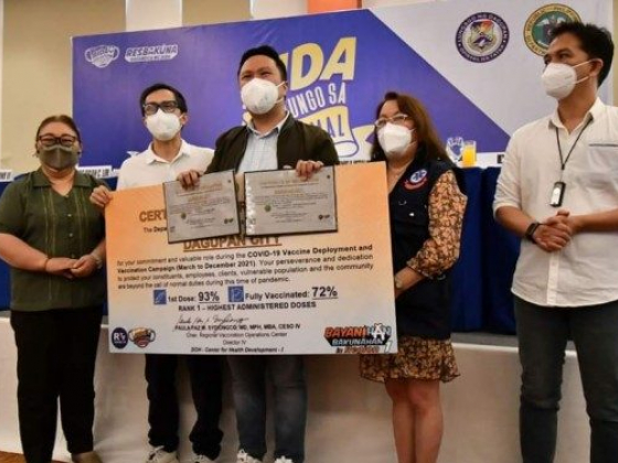 Dagupan City tops Covid-19 vax rate in Ilocos Region