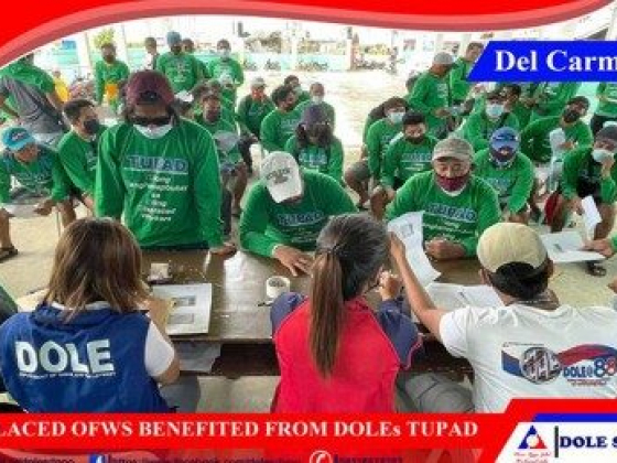 Over 150 OFW beneficiaries in Siargao towns get DOLE aid