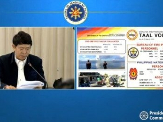 600 PNP, BFP emergency vehicles deployed for Taal response