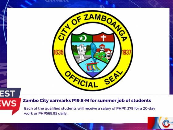 Zambo City earmarks P19.8-M for summer job of students