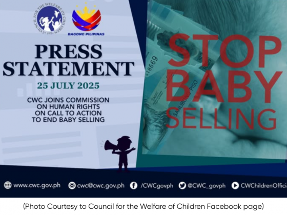 CWC backs intensified campaign vs. baby selling, child trafficking