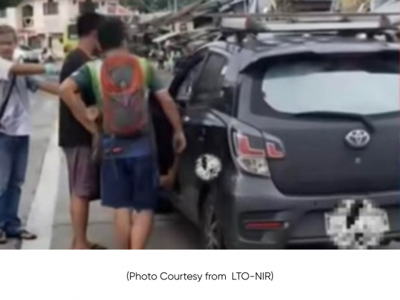LTO-NIR flags rider for assaulting elderly driver on national highway
