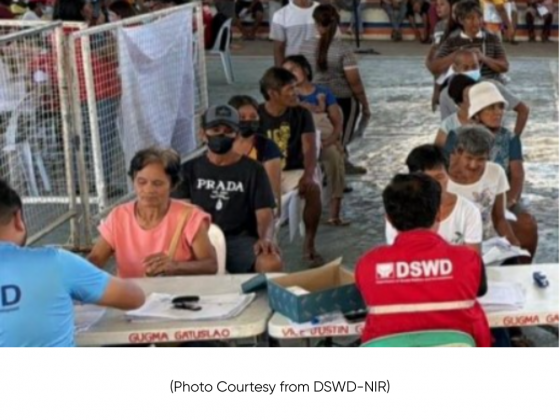 DSWD releases P831-M cash aid to Tino-affected households in Negros