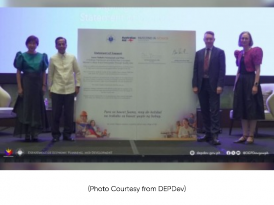 DEPDev, Australian gov't to expand women's access to quality jobs