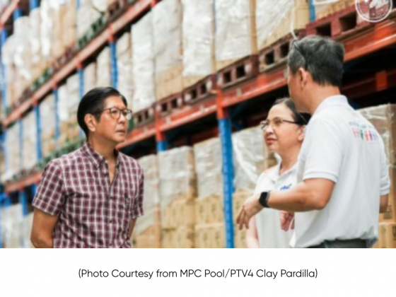 PBBM visits food facility, assures stable supply amid global tensions