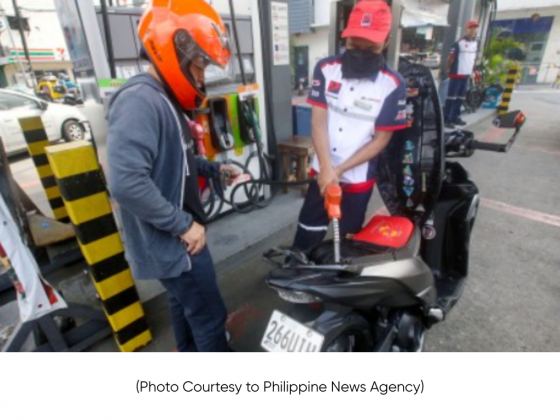 P4 to P21 rollback seen for gasoline, diesel Tuesday